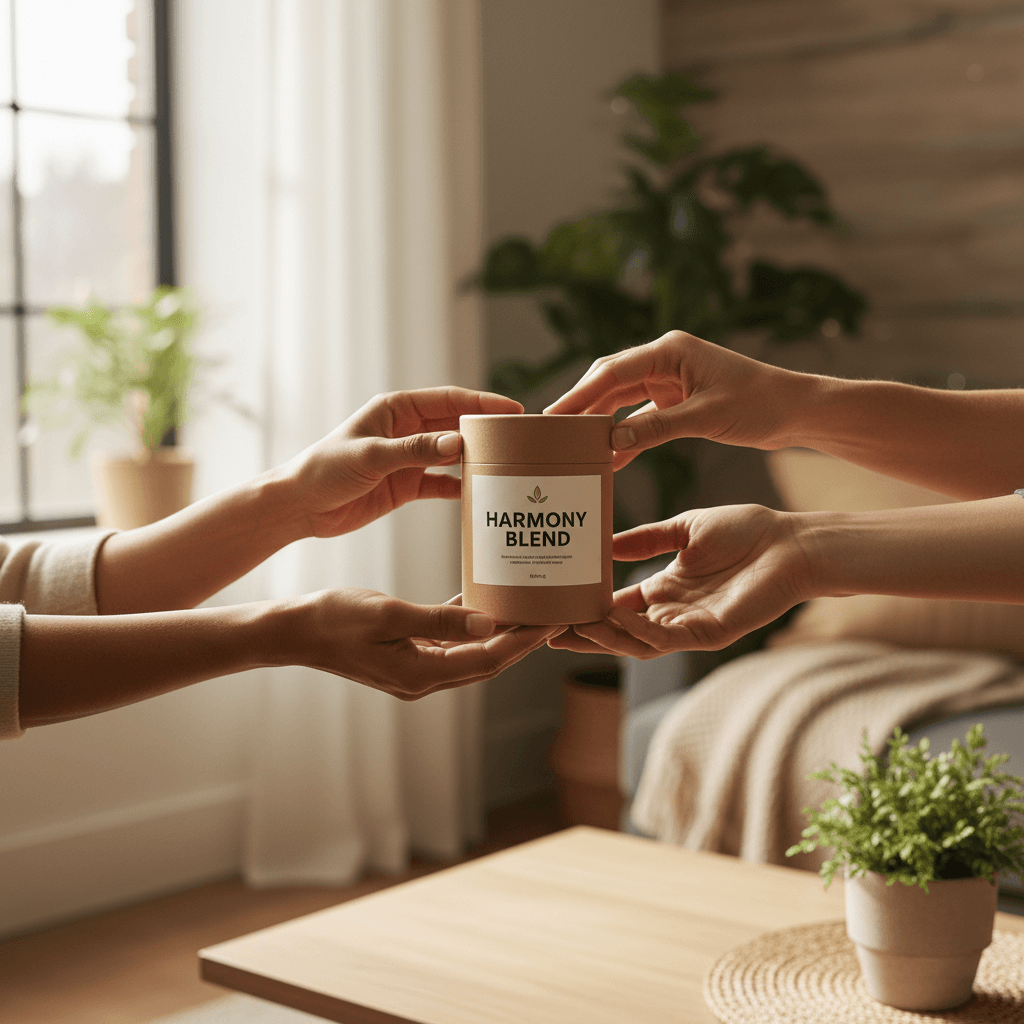 Community-focused wellness sharing moment