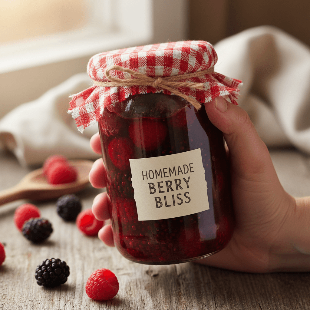 Organic Goji Berries in natural morning light on wooden surface