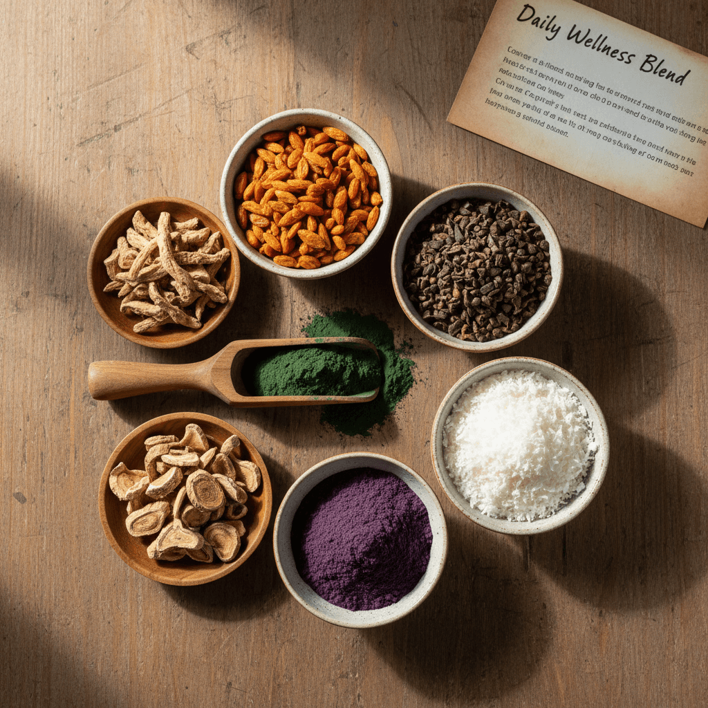 Pure superfood ingredients without additives